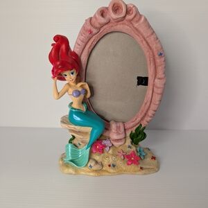 Disney Ariel Mermaid Frame with Red and Teal Accents